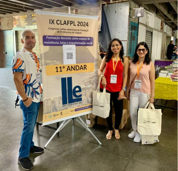 IX CLAFPL 2024 – Congresso Latino-americano de Formação de Professores de Línguas, realizado entre os dias 12 e 14 de novembro de 2024, na Universidade do Estado do Rio de Janeiro (UERJ).