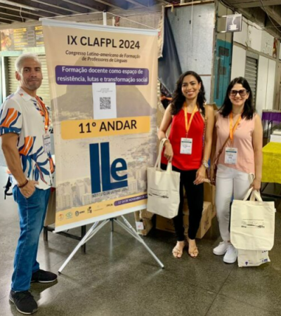 IX CLAFPL 2024 – Congresso Latino-americano de Formação de Professores de Línguas, realizado entre os dias 12 e 14 de novembro de 2024, na Universidade do Estado do Rio de Janeiro (UERJ).