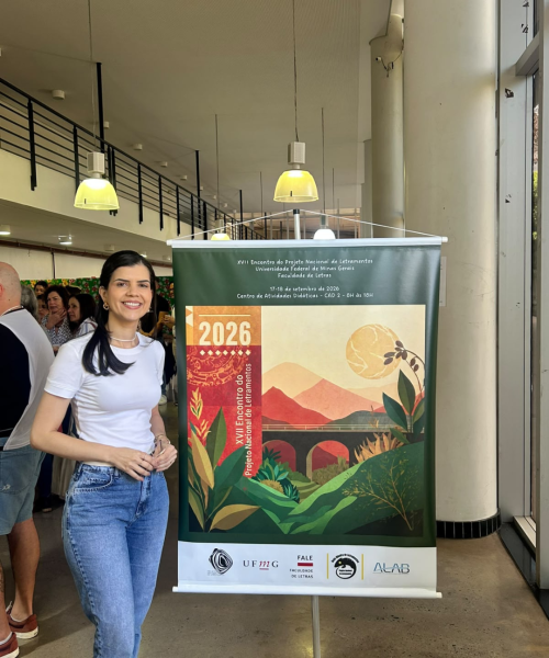 Profa Mariana Mastrella de Andrade e as alunas Simone de Melo e Patrícia Araújo no Encontro do Projeto Nacional de Letramentos